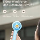 ROCK Mini Handheld Electric Fan(Blue)