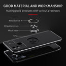 For Xiaomi Redmi 10C Metal Ring Holder TPU Phone Case(Black)