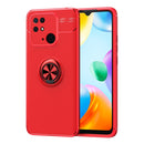 For Xiaomi Redmi 10C Metal Ring Holder TPU Phone Case(Red)