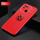 For Xiaomi Redmi 10C Metal Ring Holder TPU Phone Case(Red)