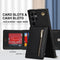 For Samsung Galaxy S22 Ultra 5G Cross-body Square Zipper Card Holder Bag Phone Case(Black)