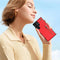 For Samsung Galaxy S22 Ultra 5G Cross-body Square Zipper Card Holder Bag Phone Case(Red)