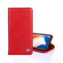 For Samsung Galaxy M32 5G Non-Magnetic Retro Texture Leather Phone Case(Red)
