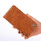 For Samsung Galaxy A12 Non-Magnetic Retro Texture Leather Phone Case(Brown)