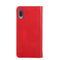 For Samsung Galaxy A02 Non-Magnetic Retro Texture Leather Phone Case(Red)