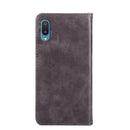 For Samsung Galaxy A02 Non-Magnetic Retro Texture Leather Phone Case(Grey)