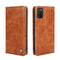For Samsung Galaxy A03s 164mm Non-Magnetic Retro Texture Leather Phone Case(Brown)