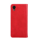 For Samsung Galaxy A22 5G JP Version Non-Magnetic Retro Texture Leather Phone Case(Red)