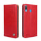 For Samsung Galaxy A30 JP Version Non-Magnetic Retro Texture Leather Phone Case(Red)