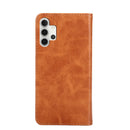 For Samsung Galaxy A32 Non-Magnetic Retro Texture Leather Phone Case(Brown)