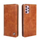 For Samsung Galaxy A33 5G Non-Magnetic Retro Texture Leather Phone Case(Brown)