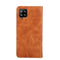 For Samsung Galaxy A42 5G Non-Magnetic Retro Texture Leather Phone Case(Brown)