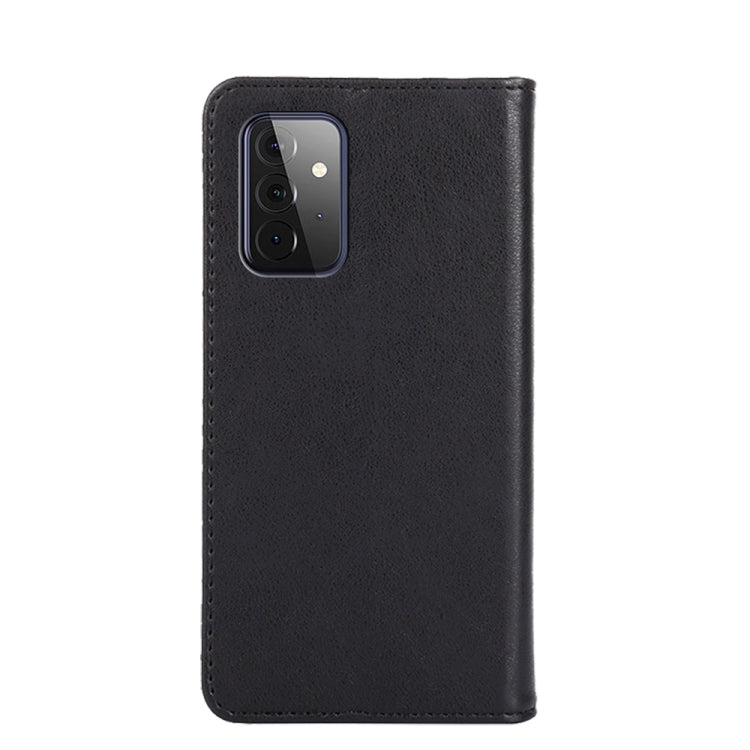 For Samsung Galaxy A72 5G / 4G Non-Magnetic Retro Texture Leather Phone Case(Black)