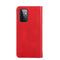 For Samsung Galaxy A72 5G / 4G Non-Magnetic Retro Texture Leather Phone Case(Red)