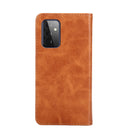 For Samsung Galaxy A72 5G / 4G Non-Magnetic Retro Texture Leather Phone Case(Brown)