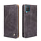 For Samsung Galaxy M12 / F12 Non-Magnetic Retro Texture Leather Phone Case(Brown)