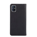 For Samsung Galaxy M51 Non-Magnetic Retro Texture Leather Phone Case(Black)