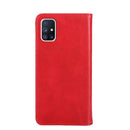 For Samsung Galaxy M51 Non-Magnetic Retro Texture Leather Phone Case(Red)