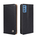 For Samsung Galaxy M52 5G Non-Magnetic Retro Texture Leather Phone Case(Black)