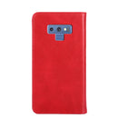 For Samsung Galaxy Note9 Non-Magnetic Retro Texture Leather Phone Case(Red)