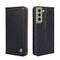 For Samsung Galaxy S21 FE Non-Magnetic Retro Texture Leather Phone Case(Black)