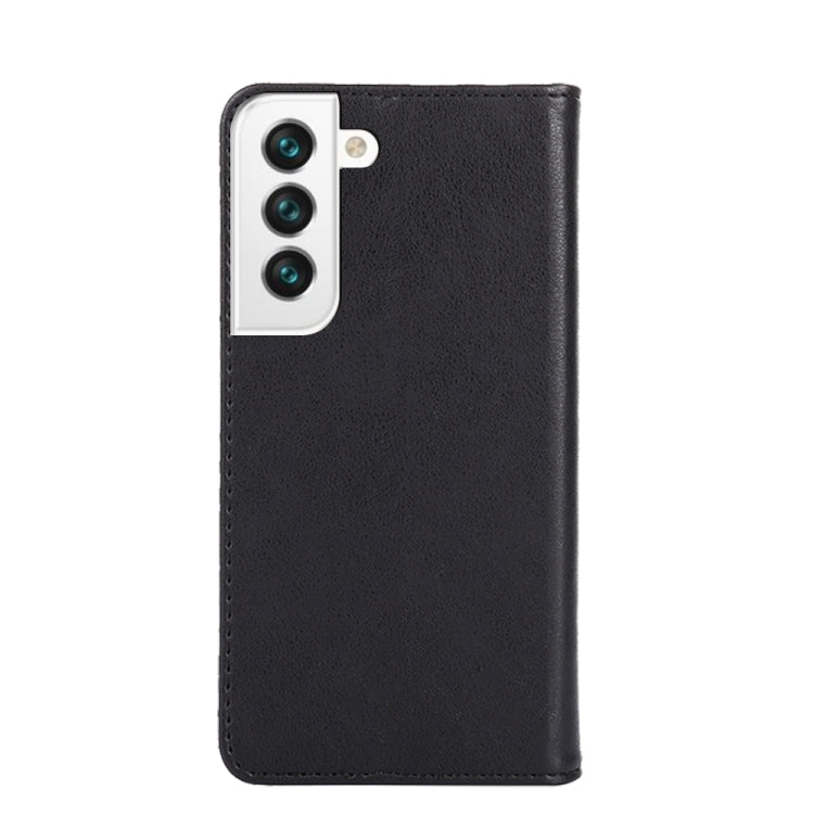 For Samsung Galaxy S21+ 5G Non-Magnetic Retro Texture Leather Phone Case(Black)