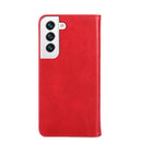 For Samsung Galaxy S21+ 5G Non-Magnetic Retro Texture Leather Phone Case(Red)