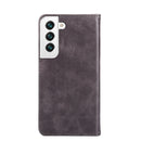 For Samsung Galaxy S21+ 5G Non-Magnetic Retro Texture Leather Phone Case(Grey)