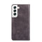 For Samsung Galaxy S21+ 5G Non-Magnetic Retro Texture Leather Phone Case(Grey)