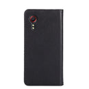 For Samsung Galaxy Xcover 5 Non-Magnetic Retro Texture Leather Phone Case(Black)