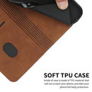 For Motorola Moto G Power 2022 Diamond Splicing Skin Feel Magnetic Leather Phone Case(Brown)