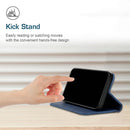 For Motorola Moto G Power 2022 Diamond Splicing Skin Feel Magnetic Leather Phone Case(Blue)