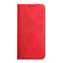 For Motorola Moto G Power 2022 Diamond Splicing Skin Feel Magnetic Leather Phone Case(Red)