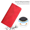 For Motorola Moto G Power 2022 Diamond Splicing Skin Feel Magnetic Leather Phone Case(Red)