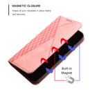 For Motorola Moto G Power 2022 Diamond Splicing Skin Feel Magnetic Leather Phone Case(Rose Gold)