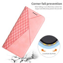 For Motorola Moto G Power 2022 Diamond Splicing Skin Feel Magnetic Leather Phone Case(Rose Gold)