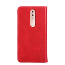 For Nokia 4.2 Non-Magnetic Retro Texture Horizontal Flip Leather Phone Case(Red)