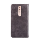 For Nokia 4.2 Non-Magnetic Retro Texture Horizontal Flip Leather Phone Case(Gray)