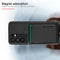 For Samsung Galaxy S21 Ultra 5G Carbon Fiber Leather Card Magsafe Phone Case(Black)