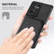 For Samsung Galaxy S21 Ultra 5G Carbon Fiber Leather Card Magsafe Phone Case(Black)