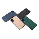 For Samsung Galaxy A03 Core Wood Texture PU Phone Case(Green)