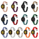 22mm Ring Buckle Silicone Watch Band(Green)