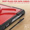 For MicroSoft Surface Go 1 / 2 / 3 TPU + PC Tablet Case(Red)