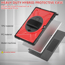 For MicroSoft Surface Go 1 / 2 / 3 TPU + PC Tablet Case(Red)