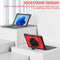 For MicroSoft Surface Go 1 / 2 / 3 TPU + PC Tablet Case(Red)