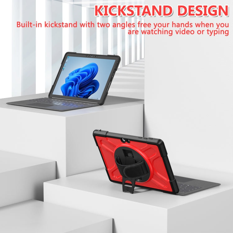 For MicroSoft Surface Go 1 / 2 / 3 TPU + PC Tablet Case(Red)