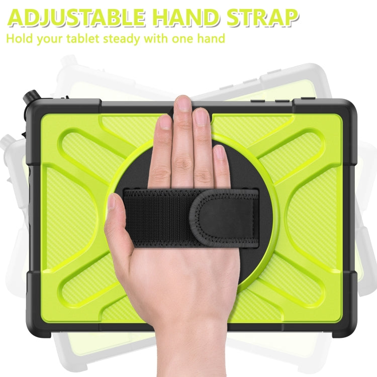 For MicroSoft Surface Go 1 / 2 / 3 TPU + PC Tablet Case(Yellow Green)