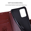 For Redmi Note 11 Global Version / Note 11S 4G Global Version Rose Embossed Leather Phone Case(Brown)