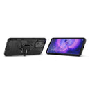 For OPPO Find X5 Pro Magnetic Ring Holder PC + TPU Phone Case(Black)