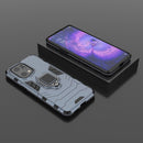 For OPPO Find X5 Pro Magnetic Ring Holder PC + TPU Phone Case(Navy Blue)